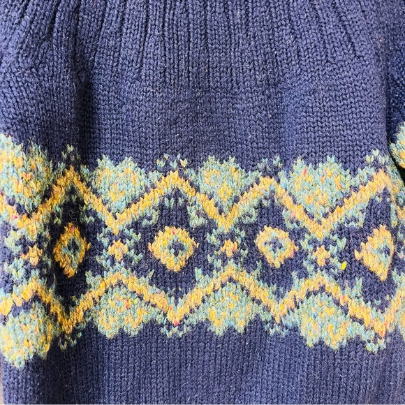 Outback Red Vintage Wool Knit Nordic Sweater Size S - Picture 4 of 12